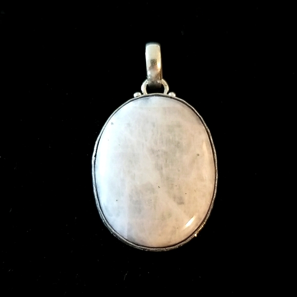 Jewelry - Oval Moonstone Pendant Simple Setting